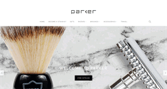 Desktop Screenshot of parkershaving.com