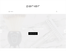 Tablet Screenshot of parkershaving.com